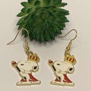 Snoopy Earring, Snoopy Lover, Peanuts Earring, Gift Idea, Snoopy Jewelry